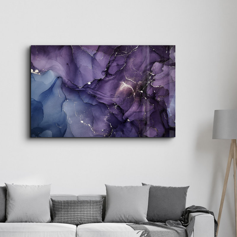 Peinture décorative en verre trempé