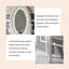 Pine Solid Wood Vanity with Mirror and Storage-1327047414