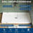 60" x 36" Shower Pan - Center Drain, Non-Slip Textured Surface, ABS Single Threshold Shower Base with Drain Kit, Easy Installation, White-136103565-136103567
