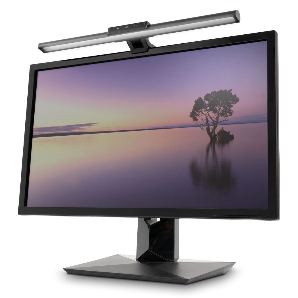 Dreden CCT LED Monitorleuchte Schwarz 5W USB Tischbeleuchtung