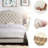 Upholstered Tufted Upholstered Bed with Adjustable Height Headboard-482559226-482472536