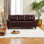 Canapé 79 places moderne en similicuir 79 pouces avec rangement et confort moelleux - mobilier de salon élégant-1512379117