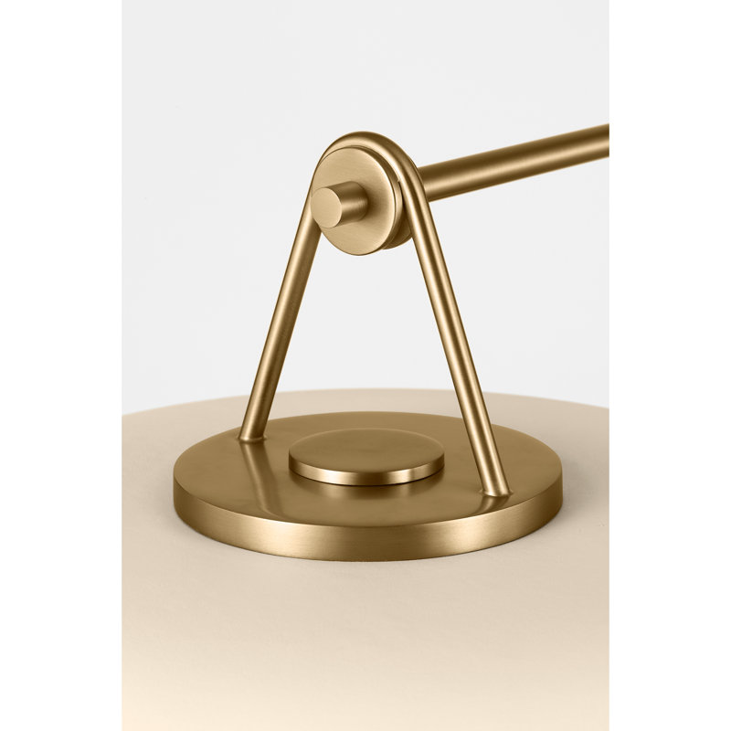 Liora 2 - Light Chandelier, Ivory, Estate Brass