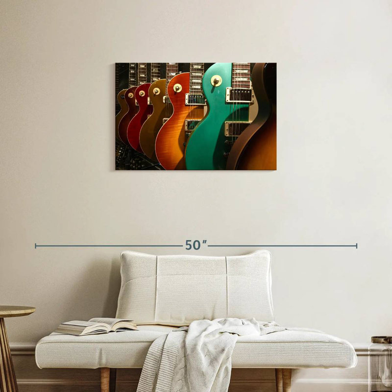 Abarca Electric Guitars Display, 20" H x 30" W