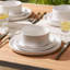 Service de table 24 pièces Star Porcelain, blanc-1393914243