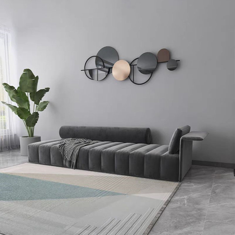 Méridienne moderne, simple et créative pour la maison, Accoudoir à droite (vu de face)