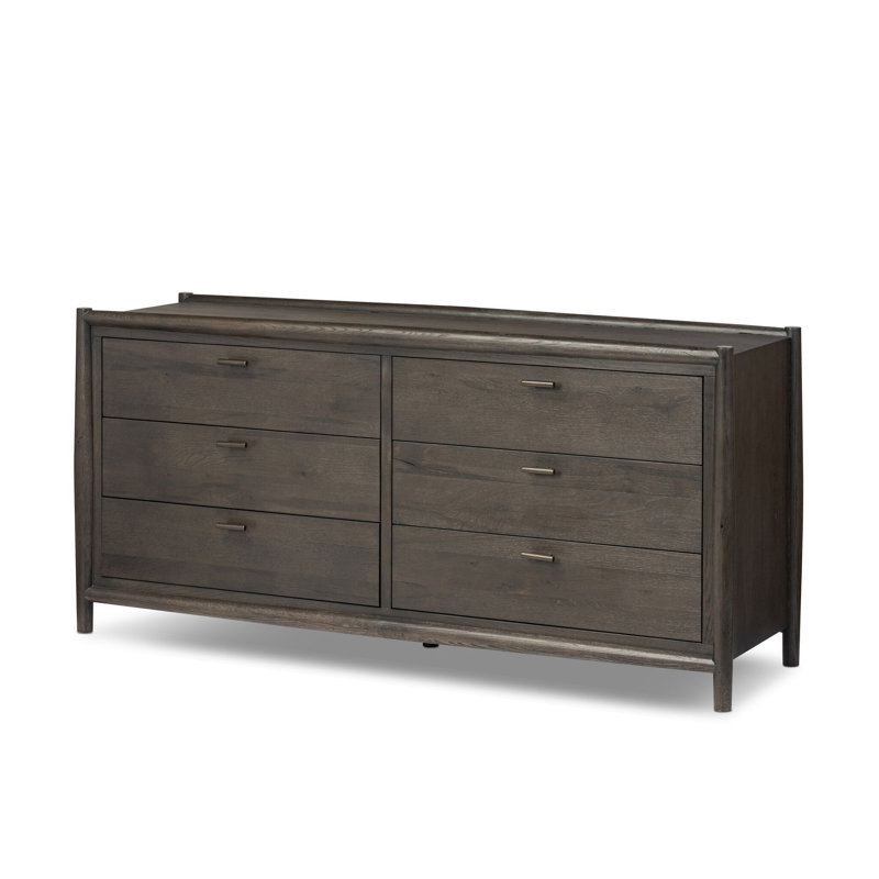 Glenview 6 - Drawer Dresser, Smoked Black