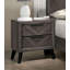 Table de chevet 2 tiroirs Genteal
