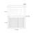 Modern White Rectangular Eco Aquarium Tank-103233996