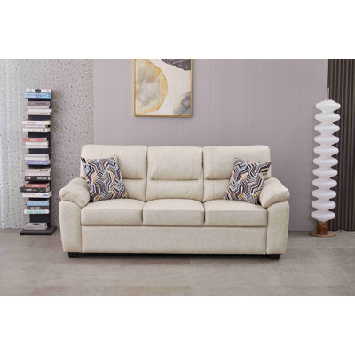 80.5'' Wide Faux Leather  Sofa