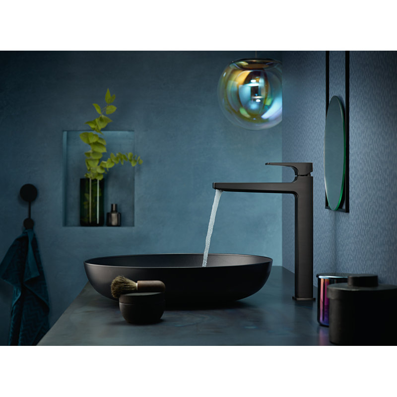 Hansgrohe Metropol Single-Hole Faucet 260 with Lever Handle, 1.2 GPM, Brushed Black Chrome