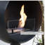 Corrigan Studio 127.51 cm W Matte Black Bio-Ethanol Fireplace with 6487 BTU