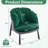 27.4" W Velvet Cotton Linen Removable Lounge Chair Accent Chair-1247396121
