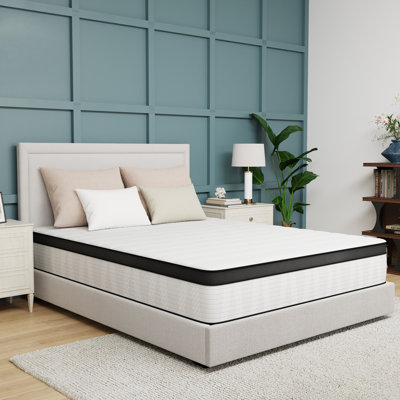 Avenco 8"/10"/12"/14" Medium Gel Memory Foam Pillow Top Hybrid Mattress, CertiPUR-US, OEKO-TEX Certified