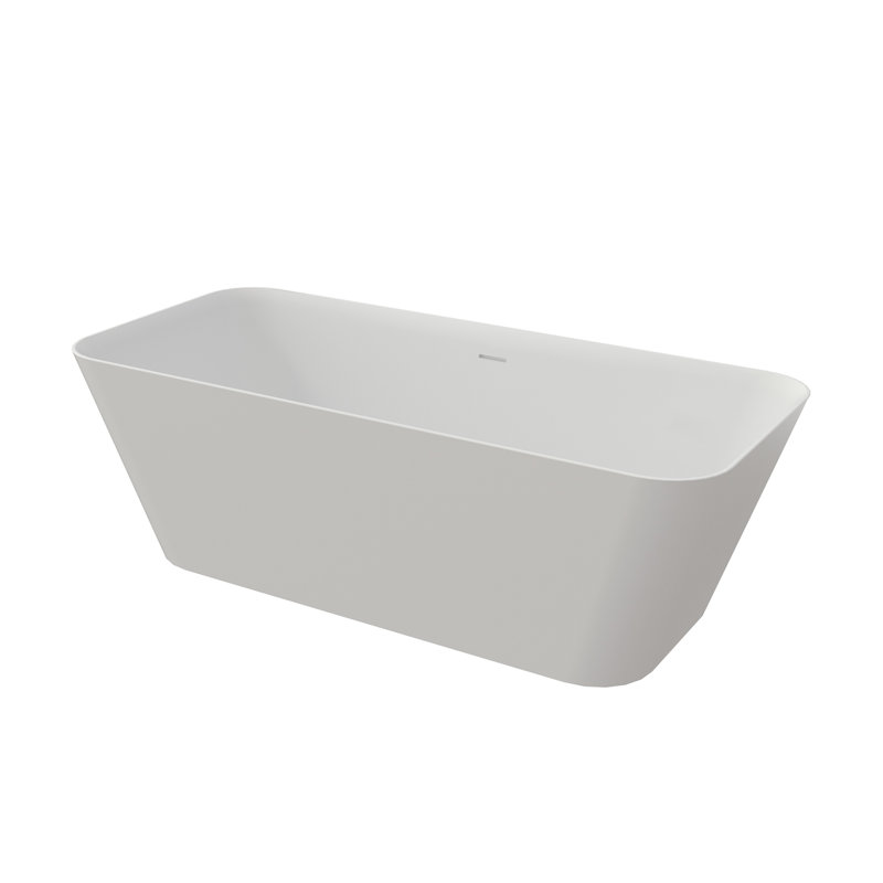 Baignoire de trempage à surface solide - Baignoire profonde autoportante