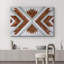 Impression d'art sur toile brun, brun et gris-93389280-93389279