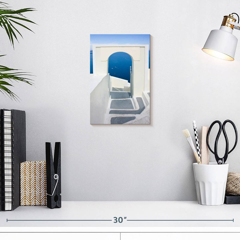 Lilie Santorini Gate, 12" H x 8" W