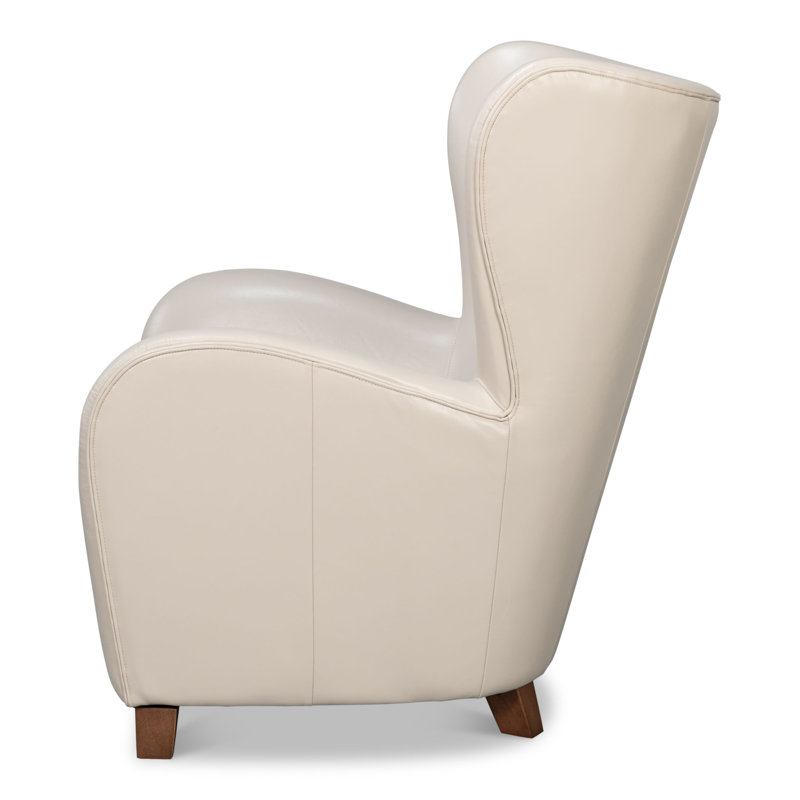 Lombard Club Chair, Crystal White