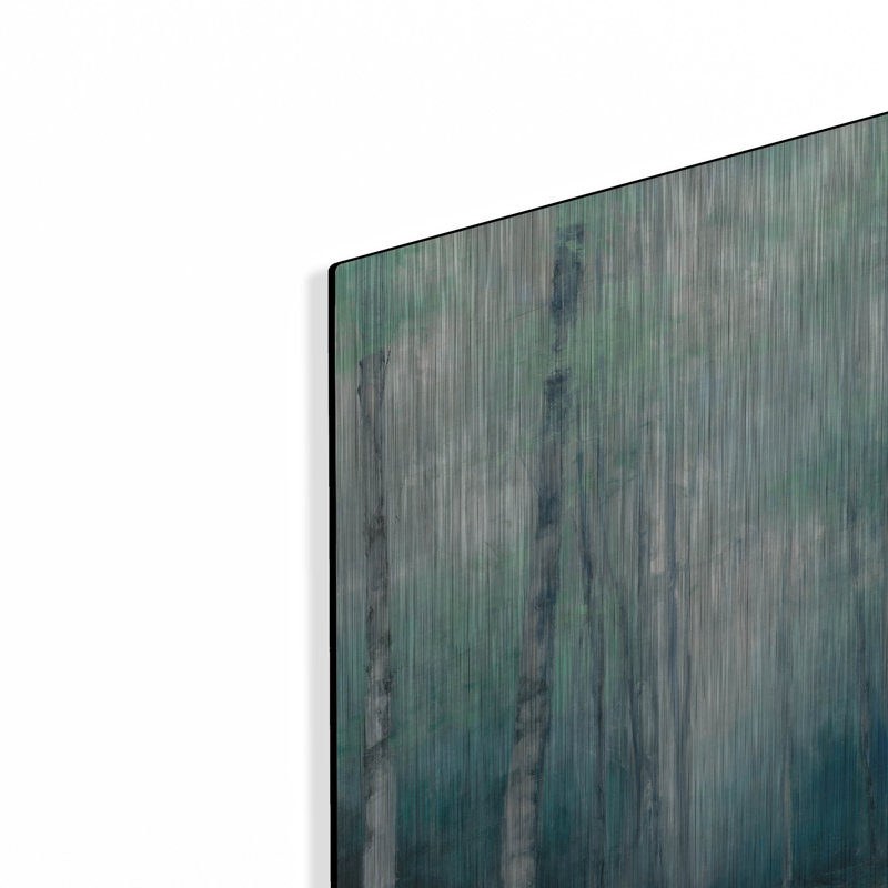 Art mural en métal «To The Woods» par Julia Purinton, H 12 po x l 12 po