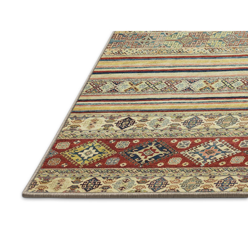 Abstract Indoor Rug, Rectangle 7' x 10'