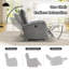 98cm Wide Modern Soft Upholstered Power Recliner-114543492