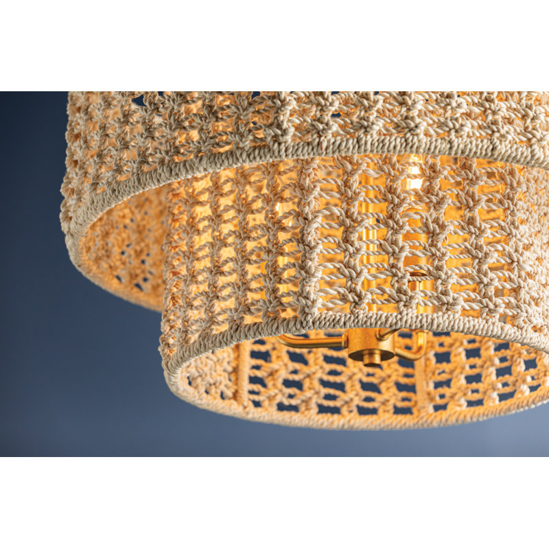 YORKHILL PENDANT, 23" H x 22" W x 22" D