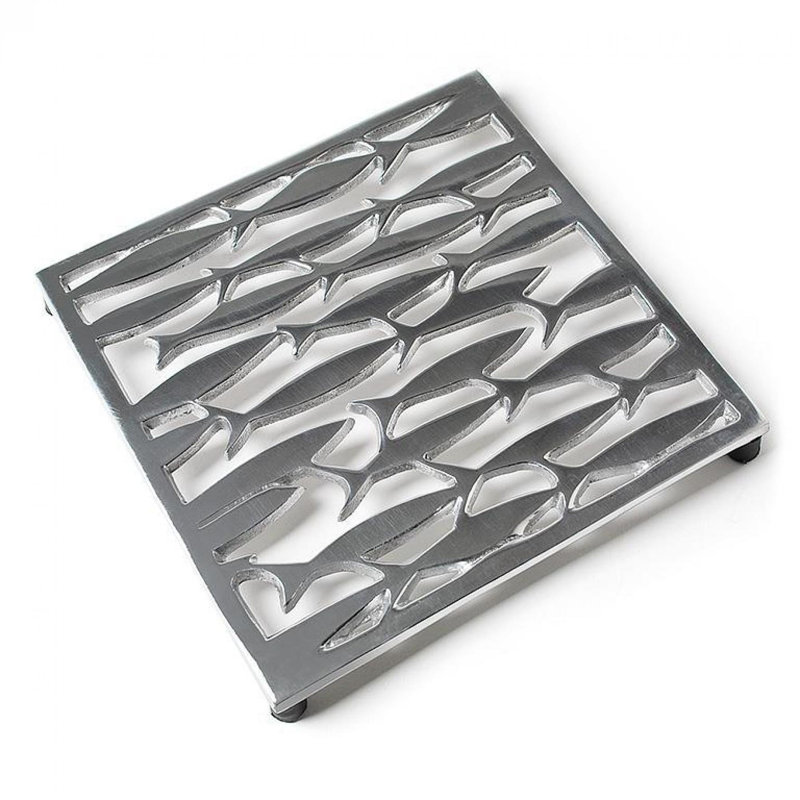 Swimming Fish Footed Trivet