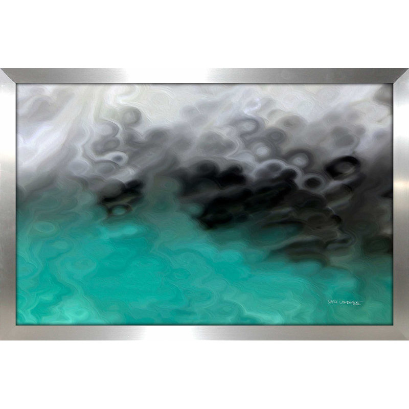 «Revelation 20:13 Judgement» par Mark Lawrence - reproduction, H 21,5 po x l 27,5 po x P 0,75 po, Encadrement argenté