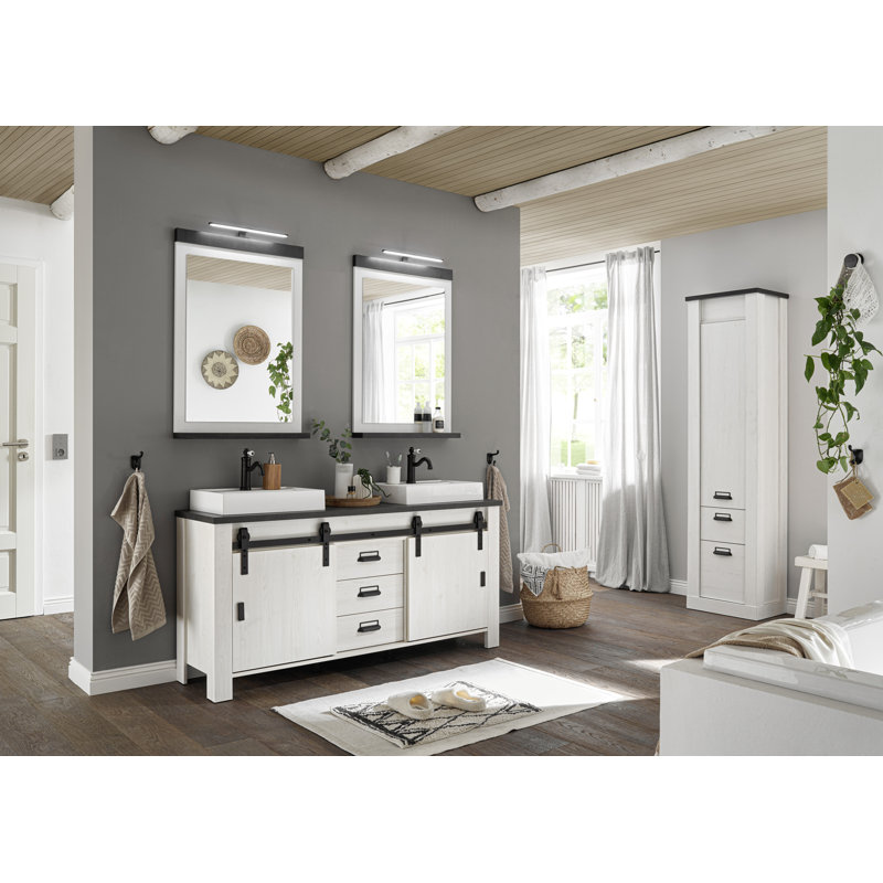 Jackeline Bathroom Suite, White