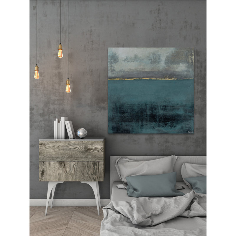 City Lights At The Bayou End by Parvez Taj - Wrapped Canvas Painting, 45 cm H x 45 cm W