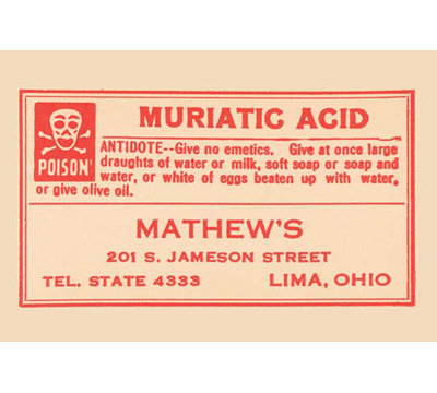 " Muriatic Acid "
