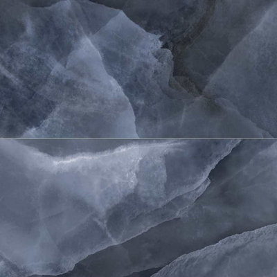 Carreau en porcelaine polie onyx 24 "x 48" Geo Lush