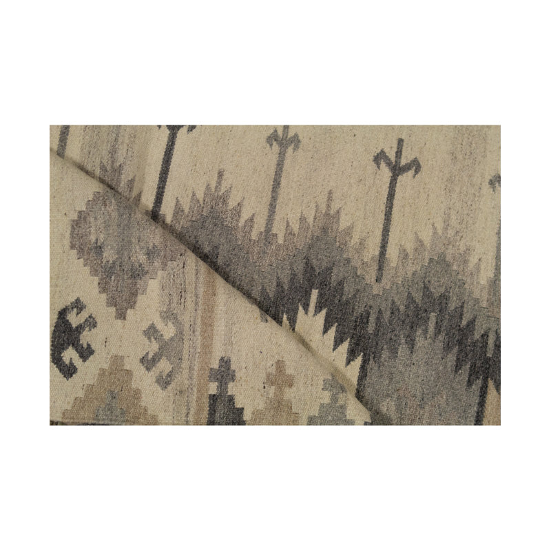 Tapis naturel et multicolore de haute qualité noué à la main