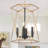 4 - Light Dimmable Lantern Geometric Chandelier-2093808739