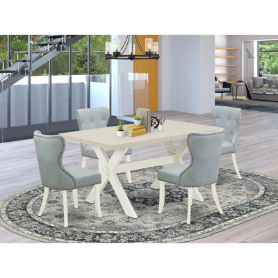 4 - Person Solid Wood Dining Set