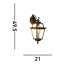 Carrion 49.5cm H Outdoor Wall Lantern