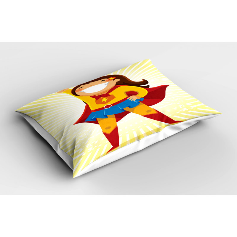 Superhero Polyester Sham Set, Twin