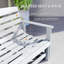 Banc coulissant attrayant