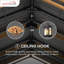 AutoCove 11 ft. x 20 ft. Wood Heavy Duty Garage, Cedar Framed Car Shelter with Metal Roof and Movable Ceiling Hook