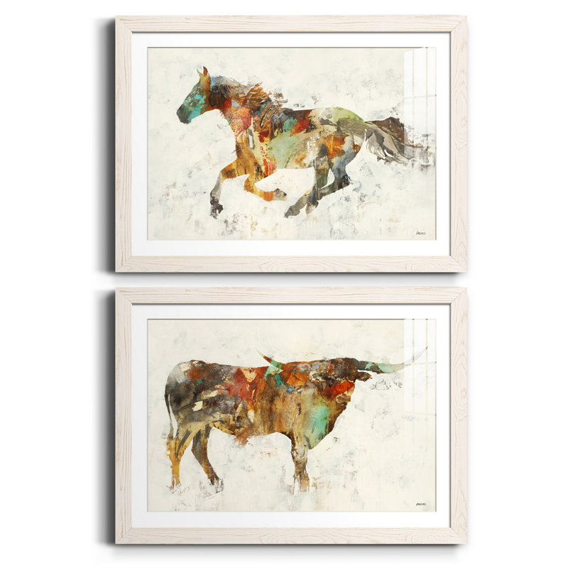 " Totem II " 2 - Pieces, White Paper, 23" H x 32" W x 1" D, White