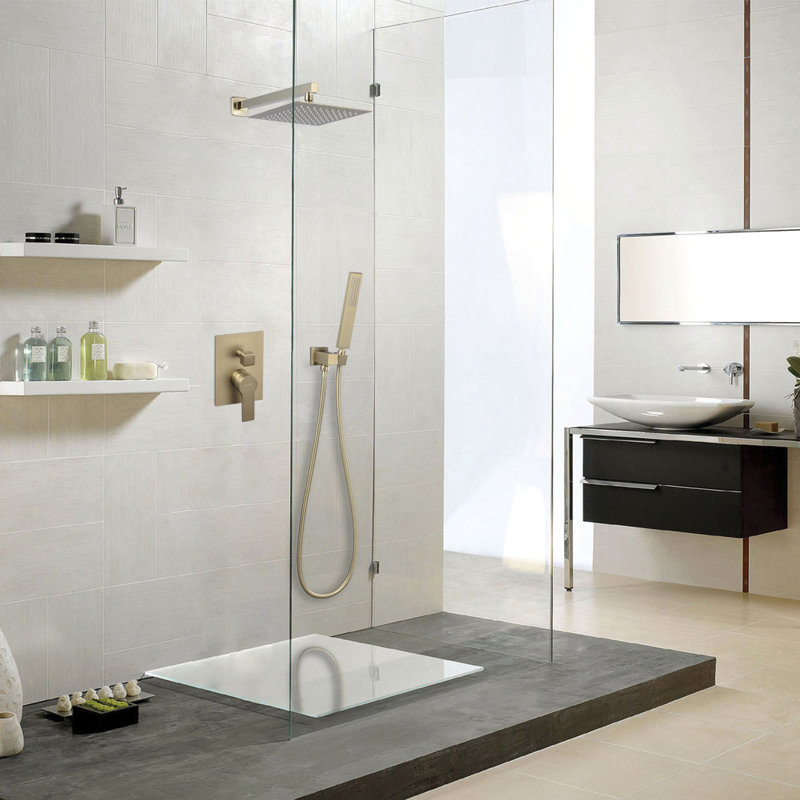 Système de douche complet avec valve brute