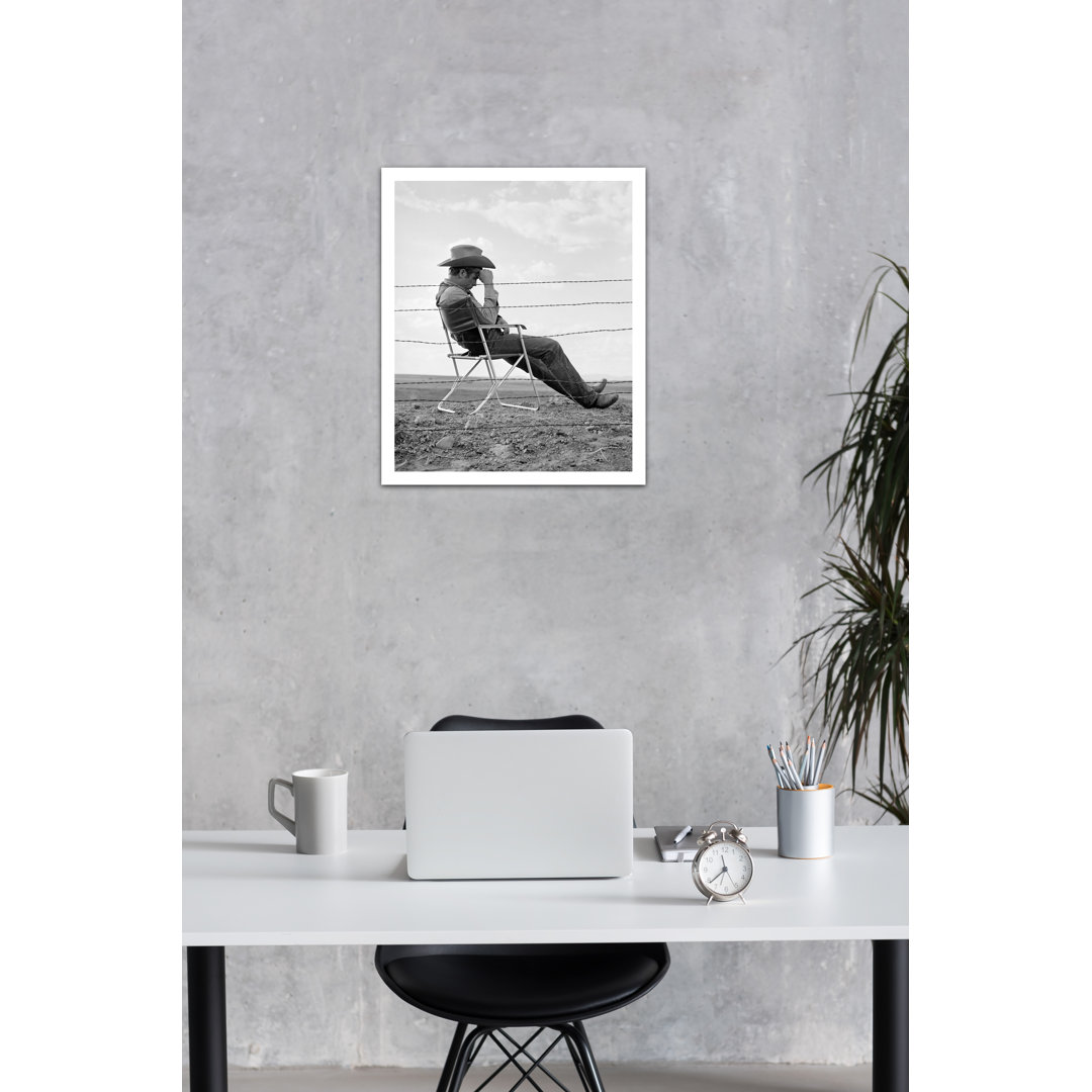 James Dean " James Dean Behind Fence In Giant " Globe Photos Entertainment & Media 