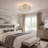 20" Crystal Caged Flush Mount Ceiling Fan