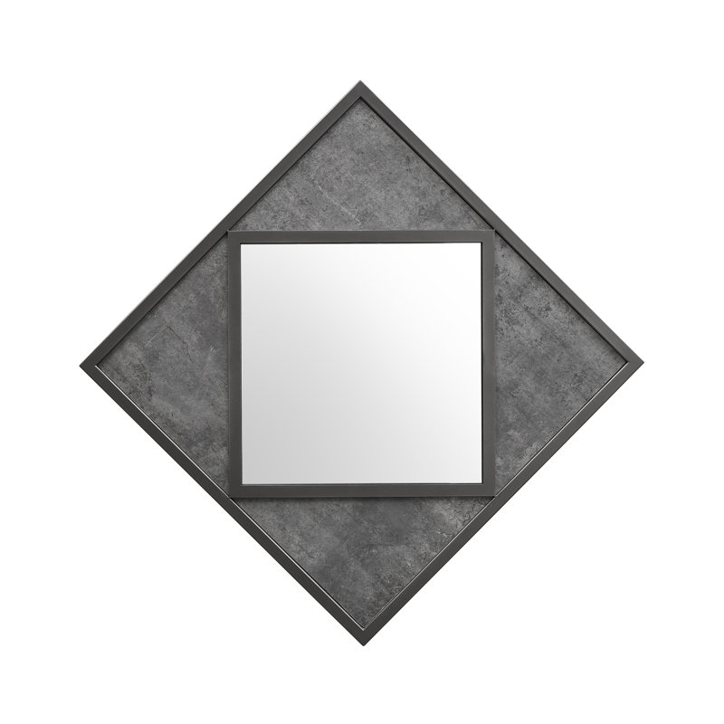 Strader Metal Flat Wall Mirror