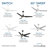 Switch 60" Led Smart Dual Mount Ceiling Fan-116794783-116794779