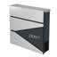 Madalena Steel Post Mounted Post Box