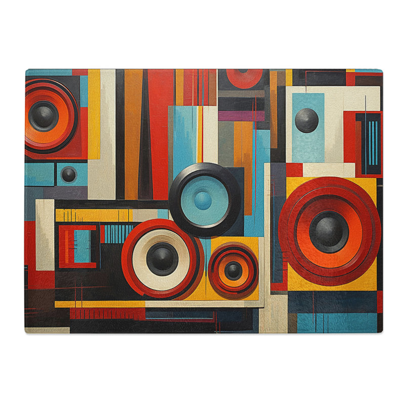 Speakers Constructivism No.2  Glass Chopping Board