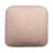 Nertila Mid-Century Modern Solid Handwoven Square Boucle Upholstered Ottoman Pouf-2062000809