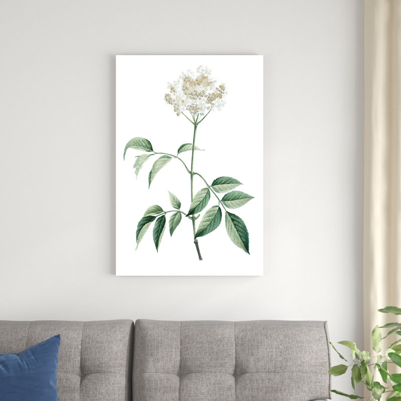 Doux botanique vert VI, H 36 po x l 24 po x P 1,25 po