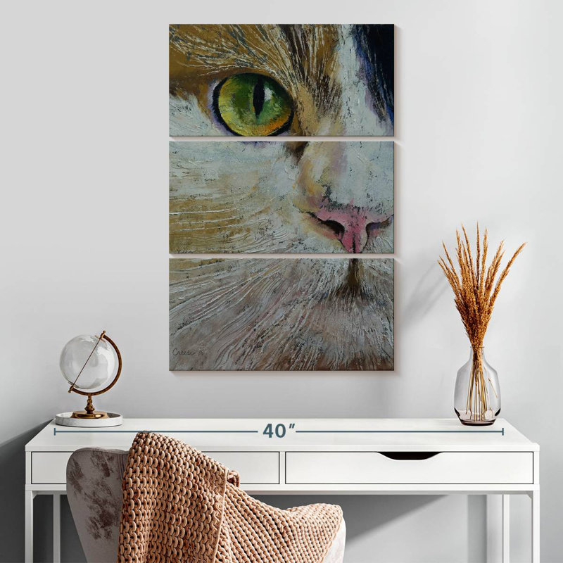 Brampt Calico Cat, 32" H x 20" W